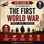 The First World War – ICSE Class 10 Fast Revision Notes