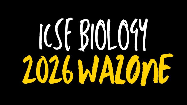 ICSE Class 10 Biology 2026 Board Paper MCQ